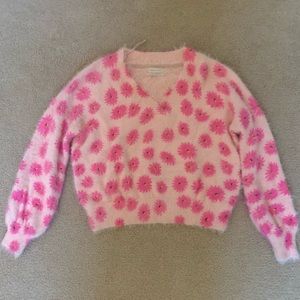 URBAN OUTFITTERS FLORAL SWEATER